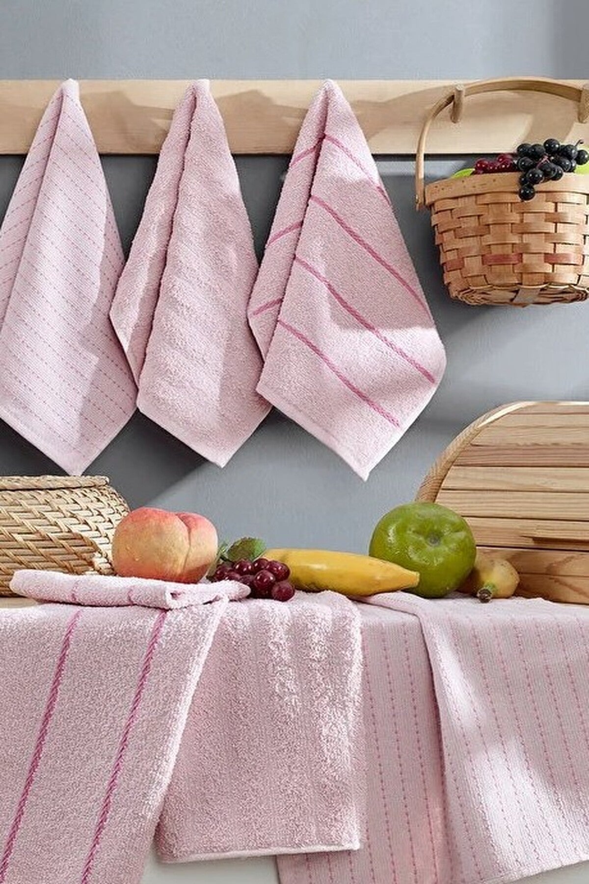 6-Piece Kitchen Towel Set 30x45cm 