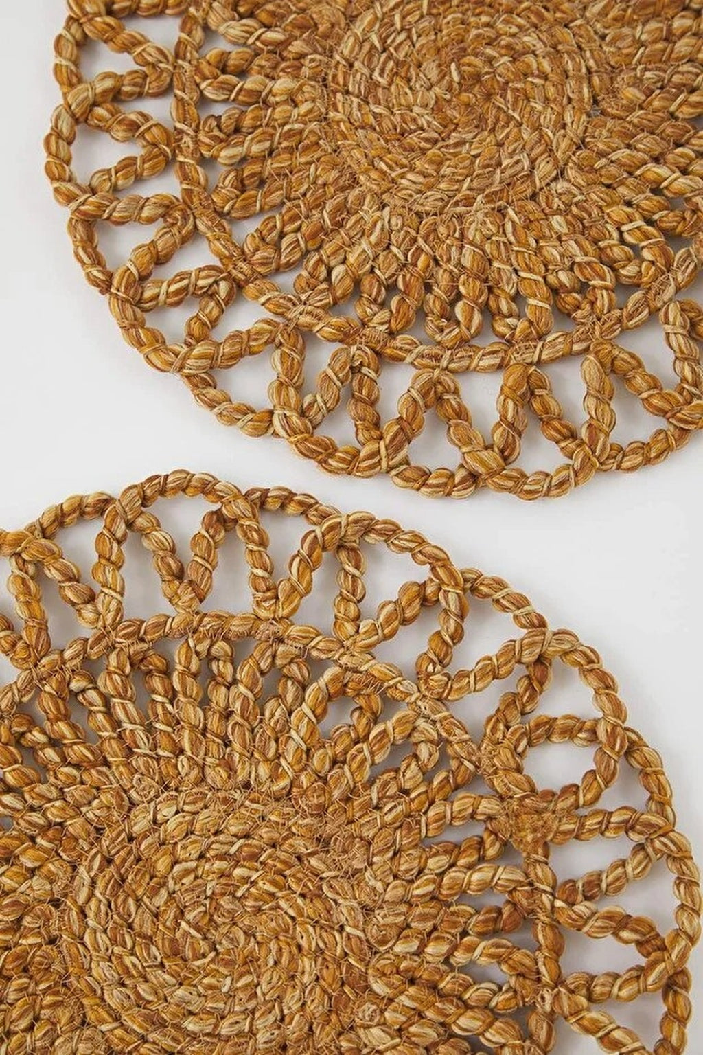 2 Piece Round Placemat Set 30x30cm