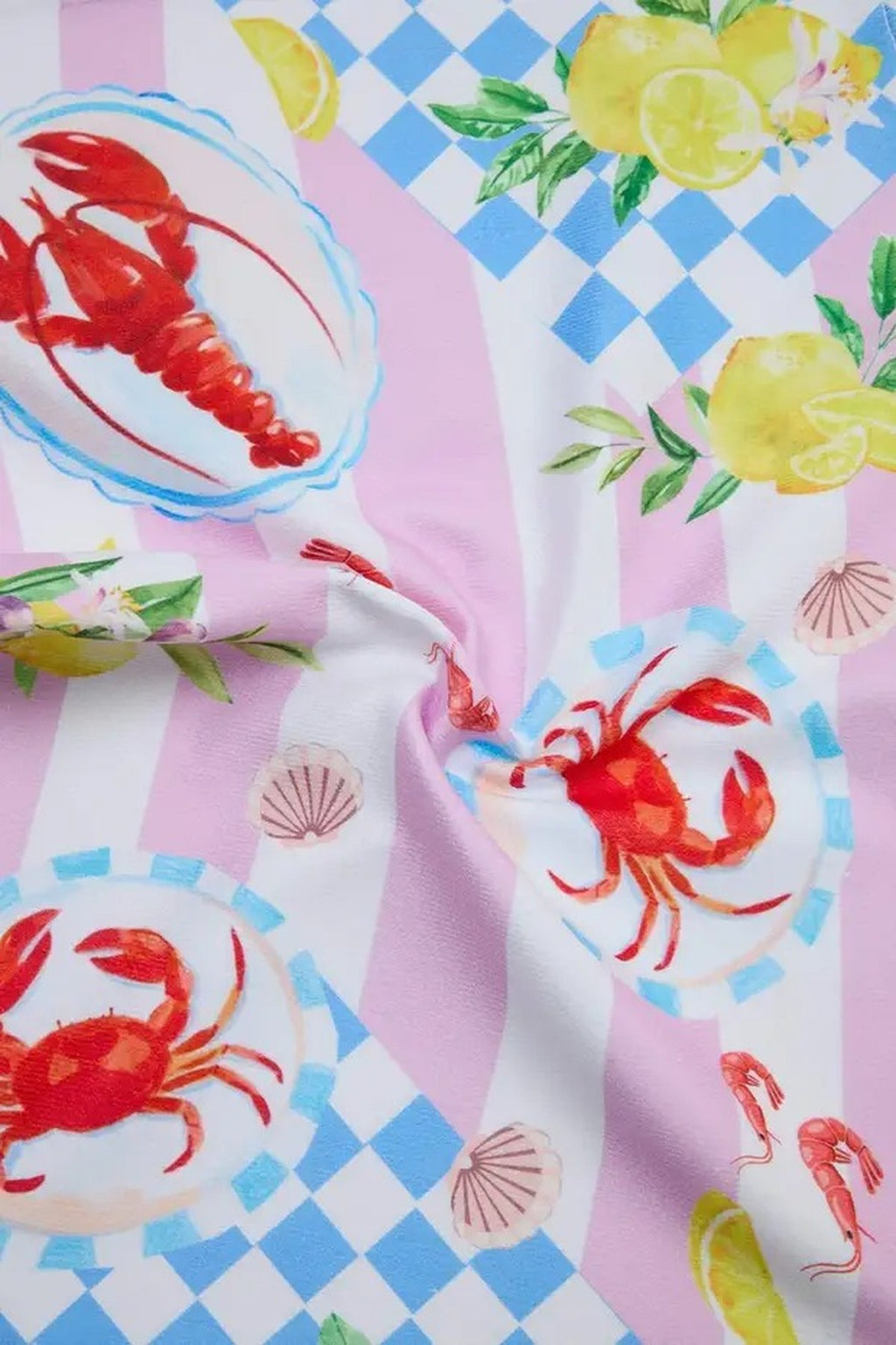 2 Pack Marine Themed Kitchen Towels 35x55cm