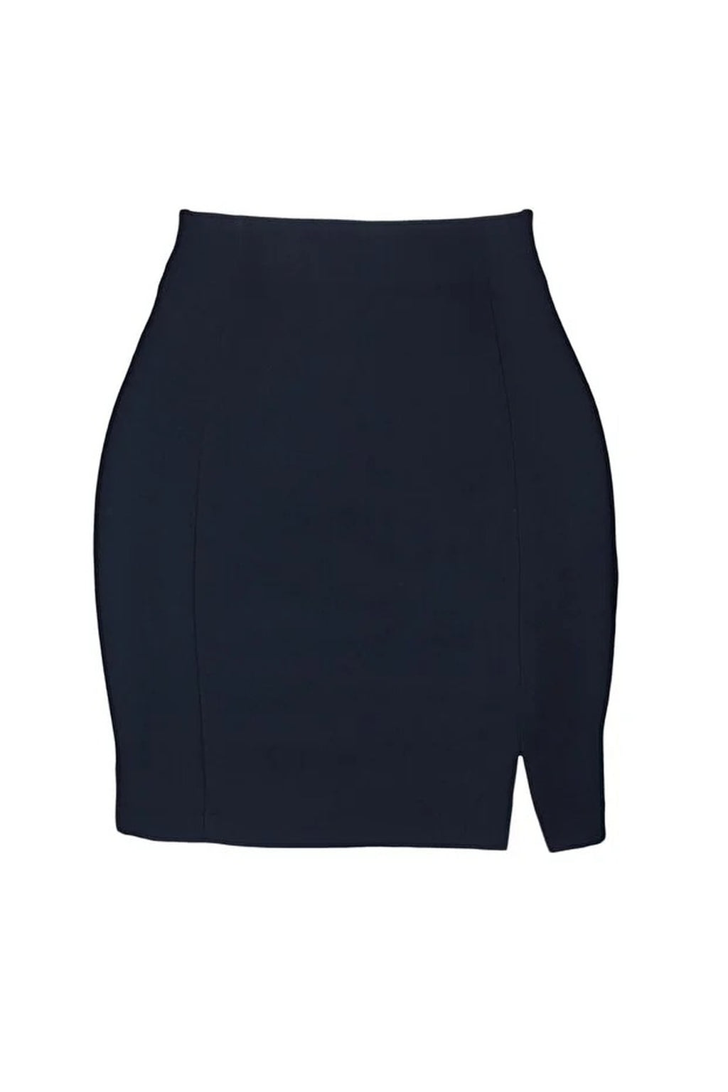 Woven Skirt with Slit Detail