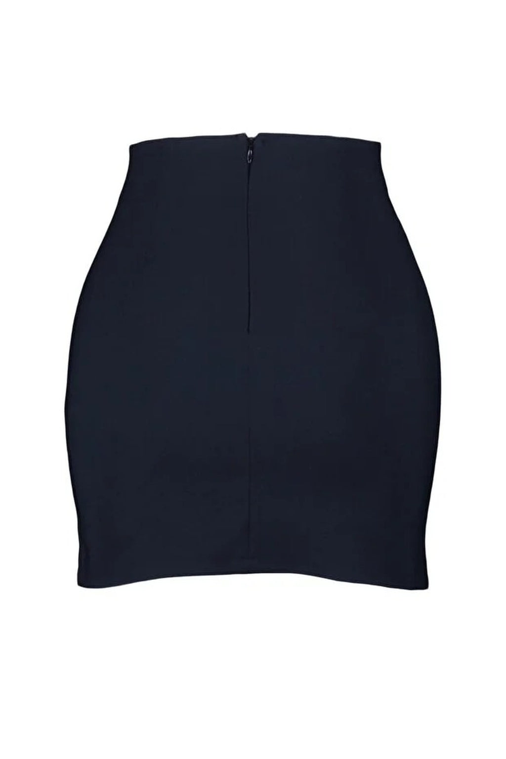 Woven Skirt with Slit Detail