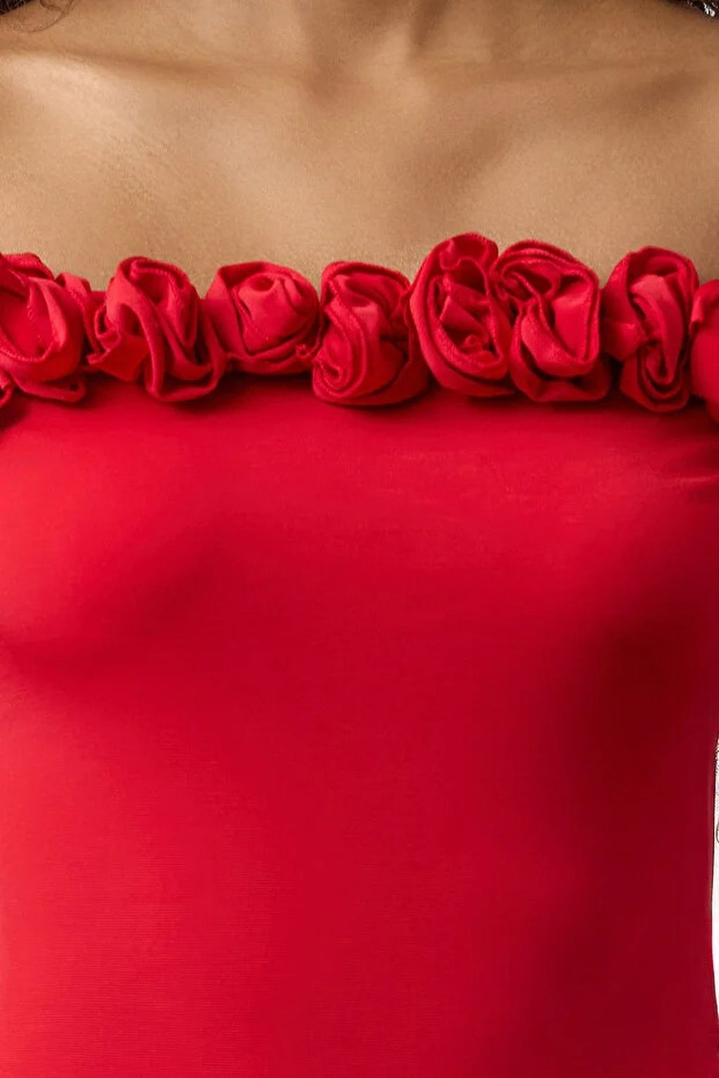 Rose Detail Knitted Bodysuit