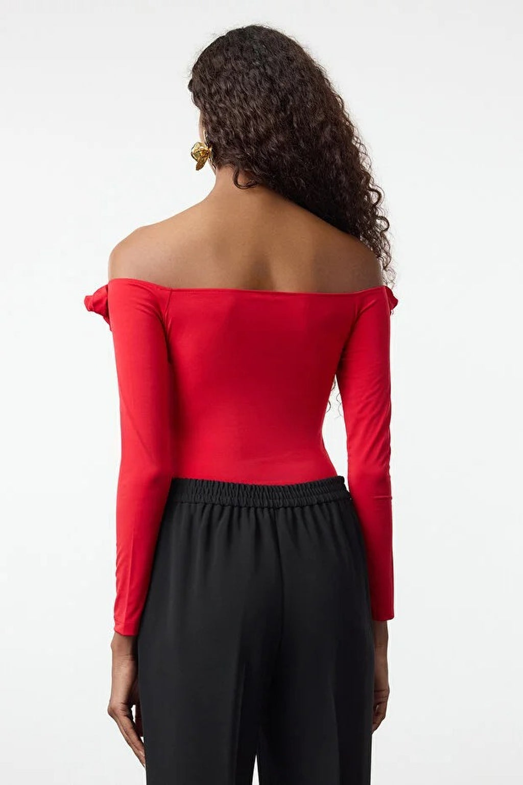 Rose Detail Knitted Bodysuit