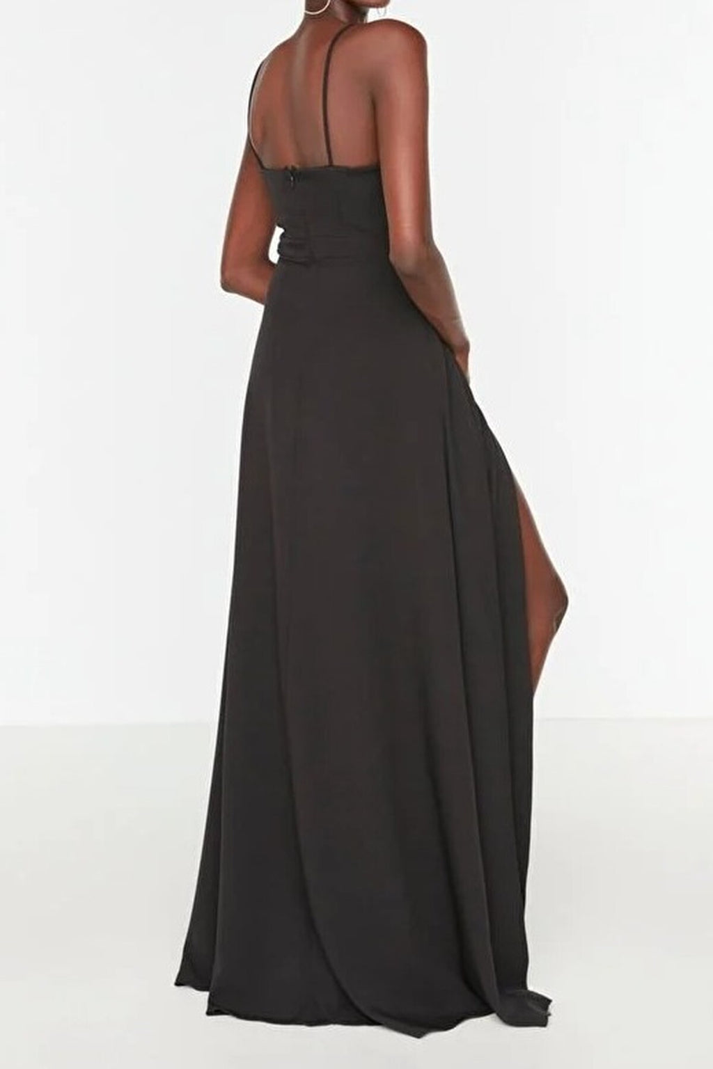 Bridal Strapless Sweetheart Neckline A-Line Maxi Dress