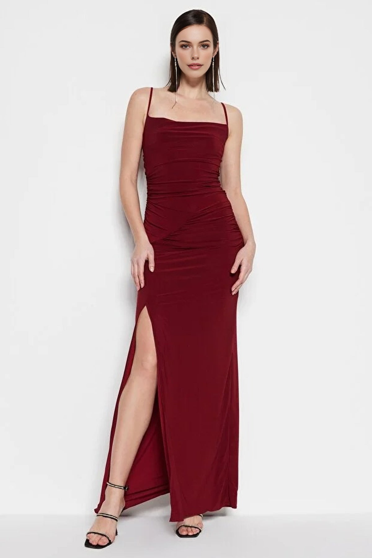 Knitted Long Elegant Evening Dress