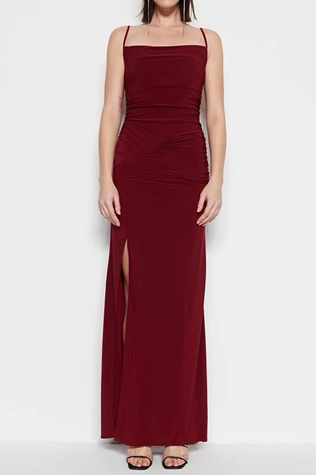 Knitted Long Elegant Evening Dress