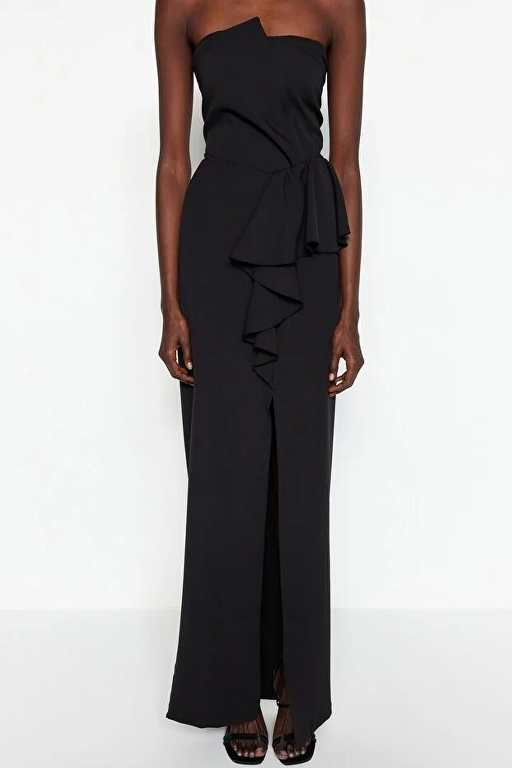 Woven Long Evening Dress
