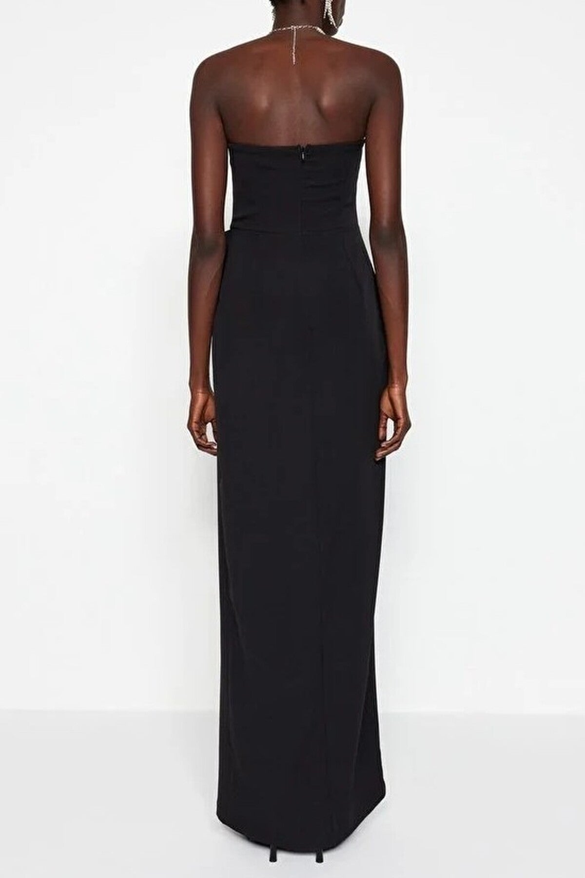 Woven Long Evening Dress