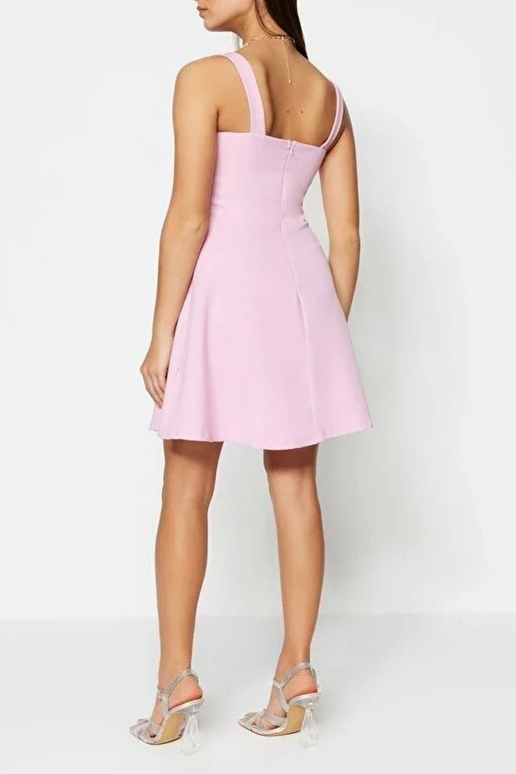 A-Line Sleeveless Mini Prom Dress