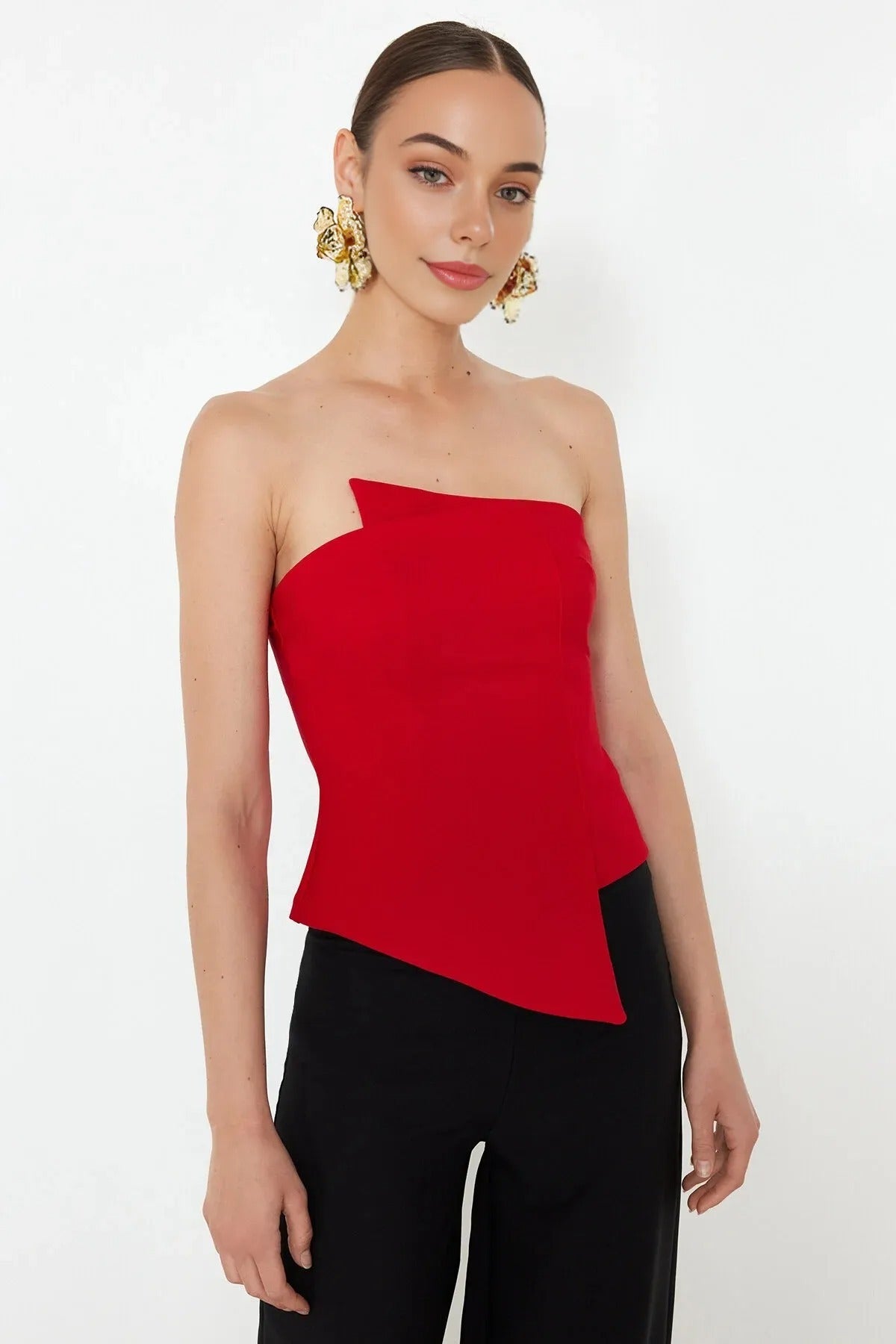 Fitted Woven Blouse