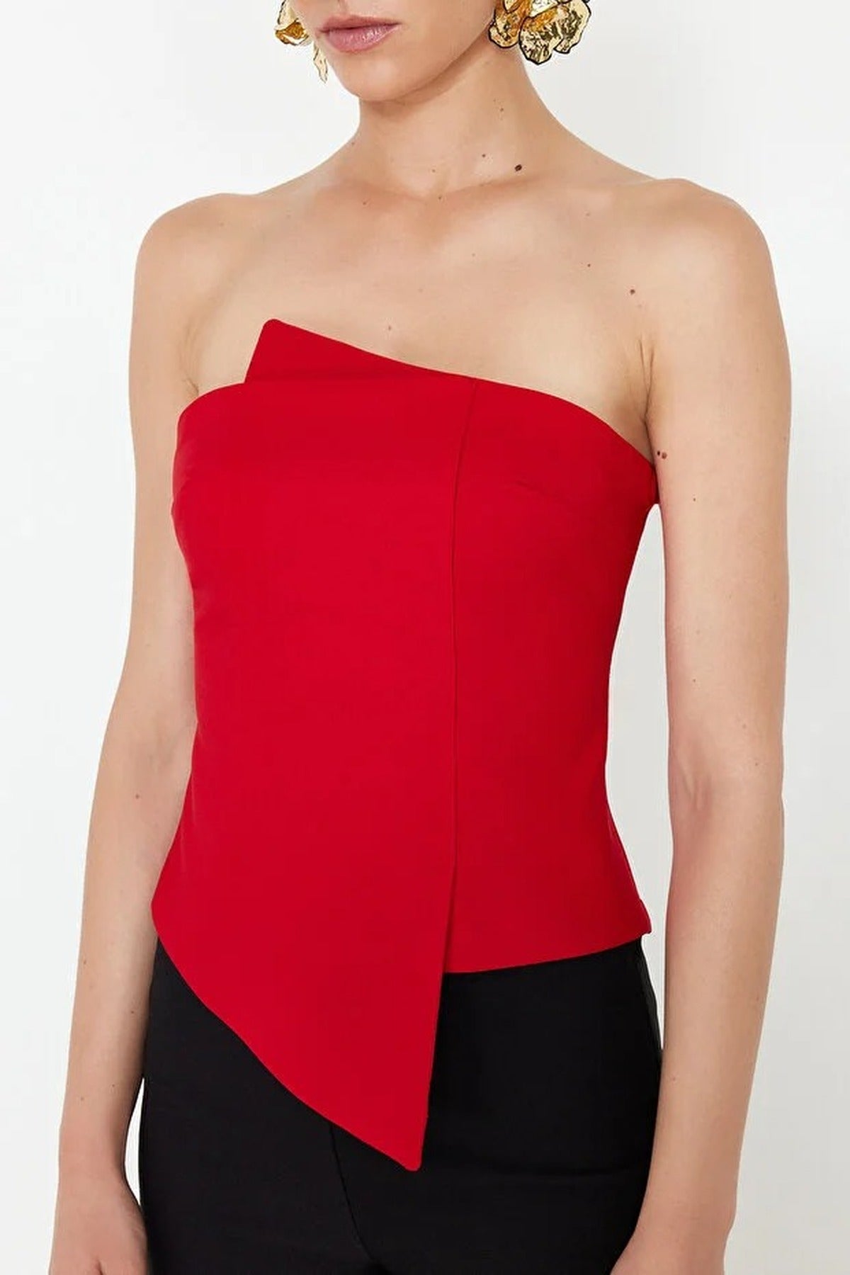 Fitted Woven Blouse