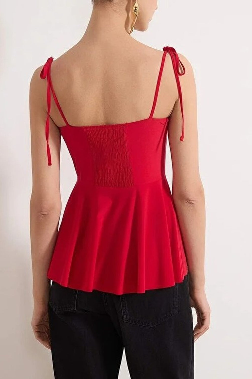 Knitted Blouse with Chest Detail