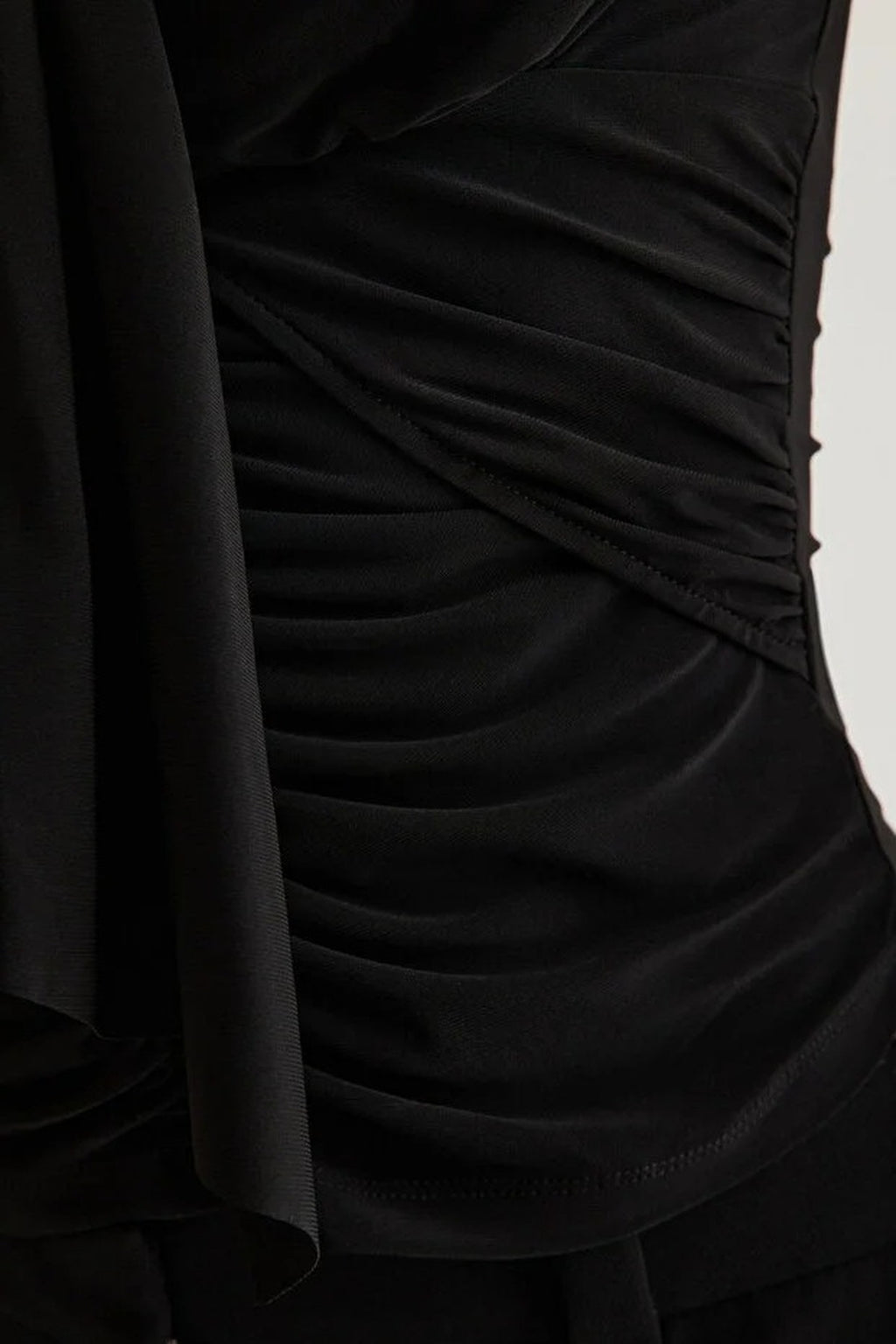 Drape Detail Knitted Blouse