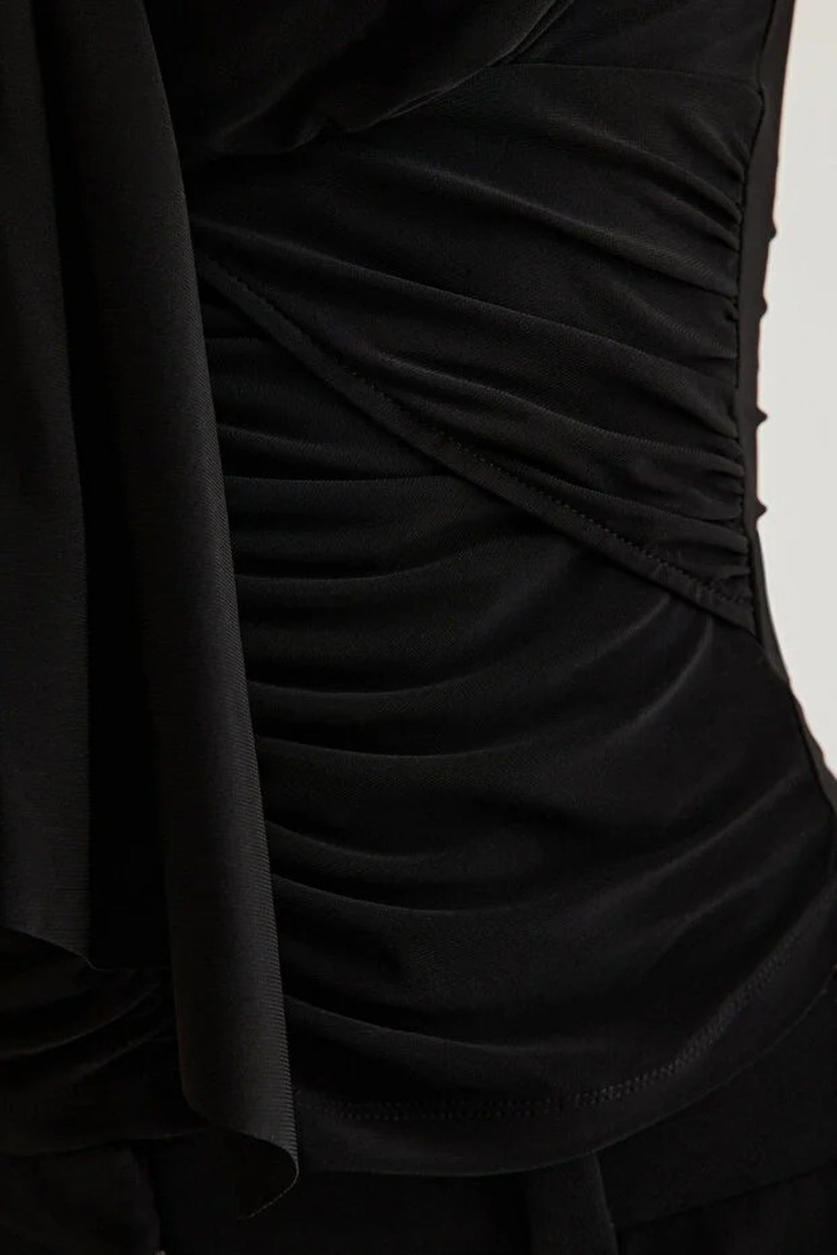 Drape Detail Knitted Blouse