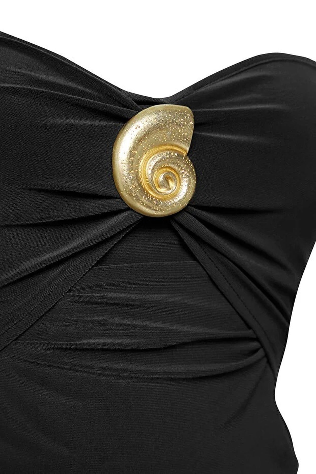 Strapless Knitted Elegant Blouse with Accessory Details
