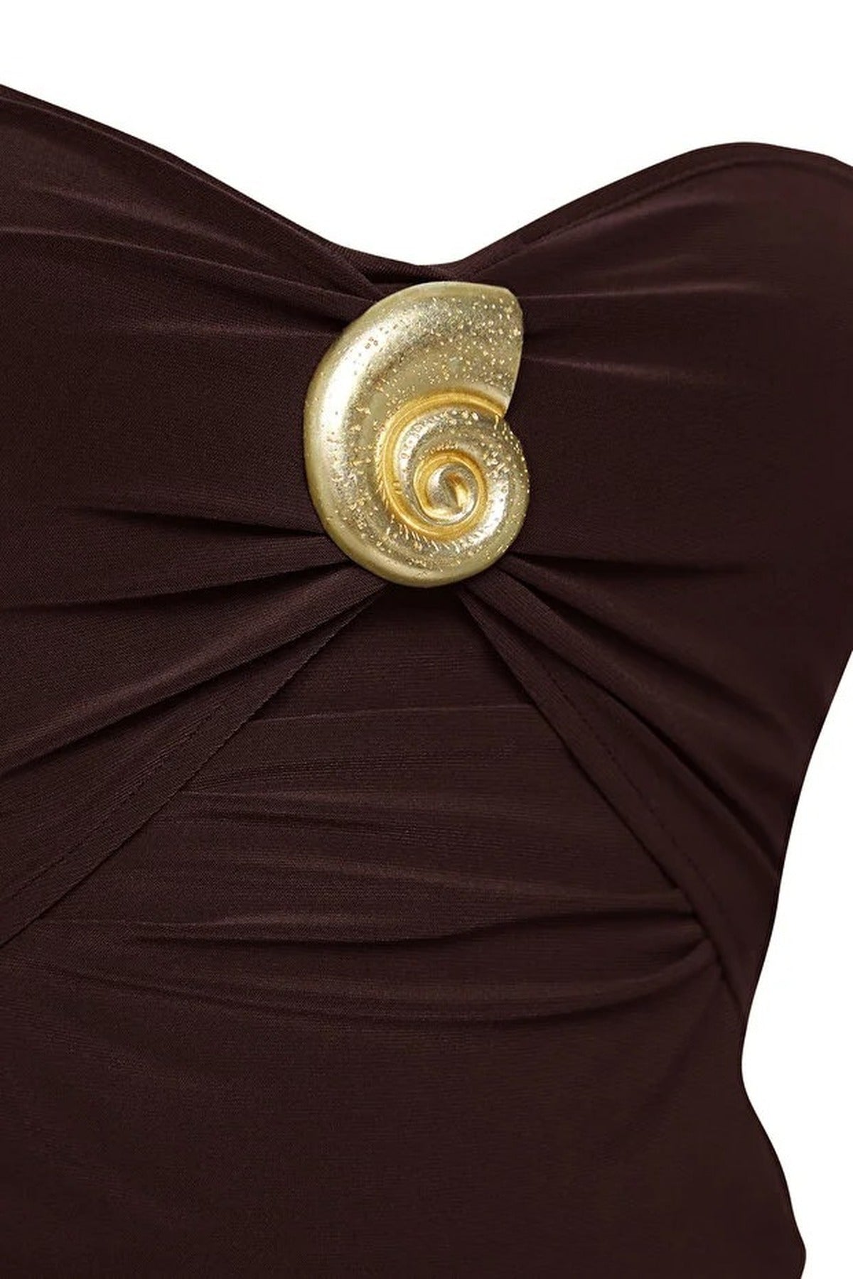 Strapless Knitted Elegant Blouse with Accessory Details