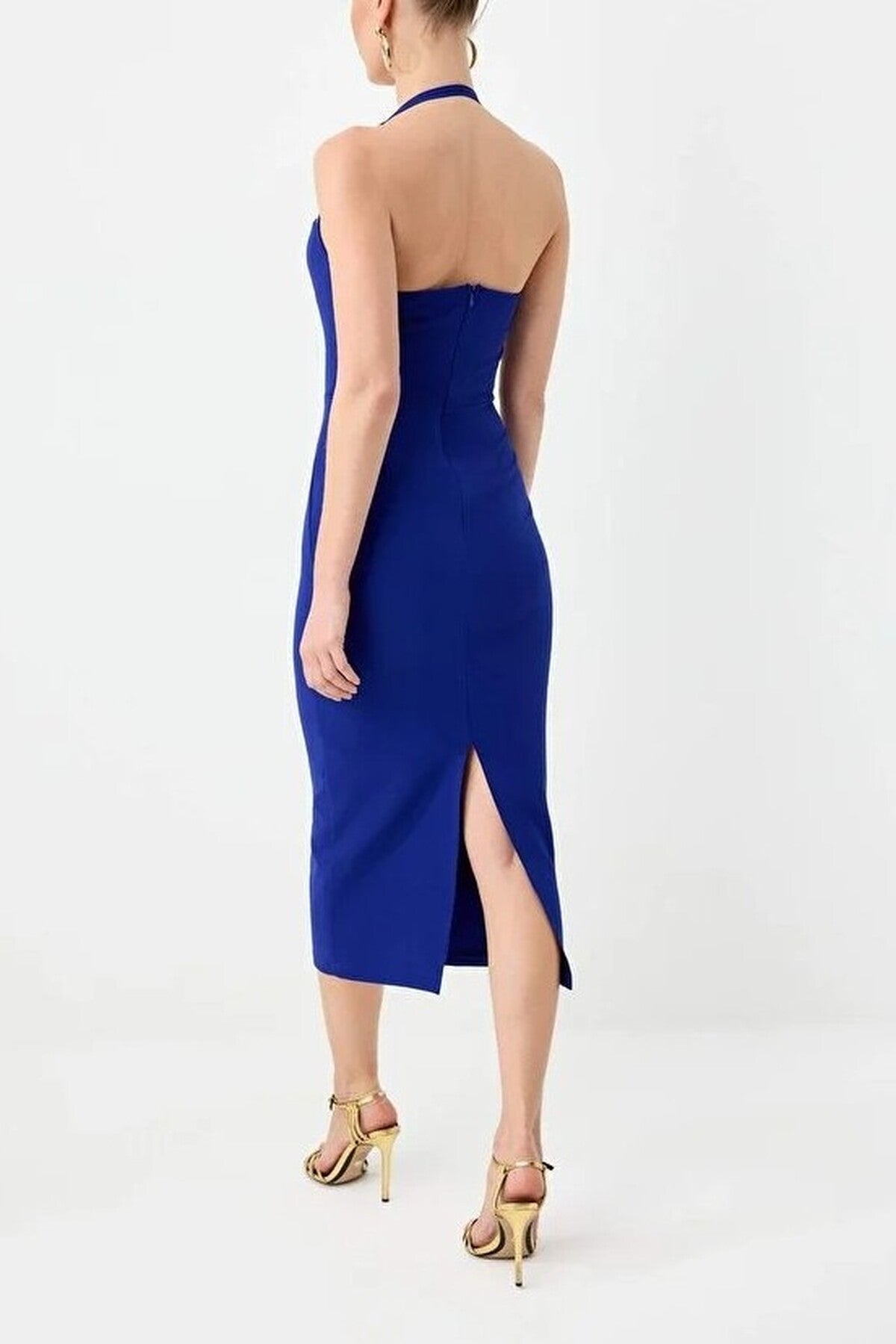 Accessory Detailed Woven Dress