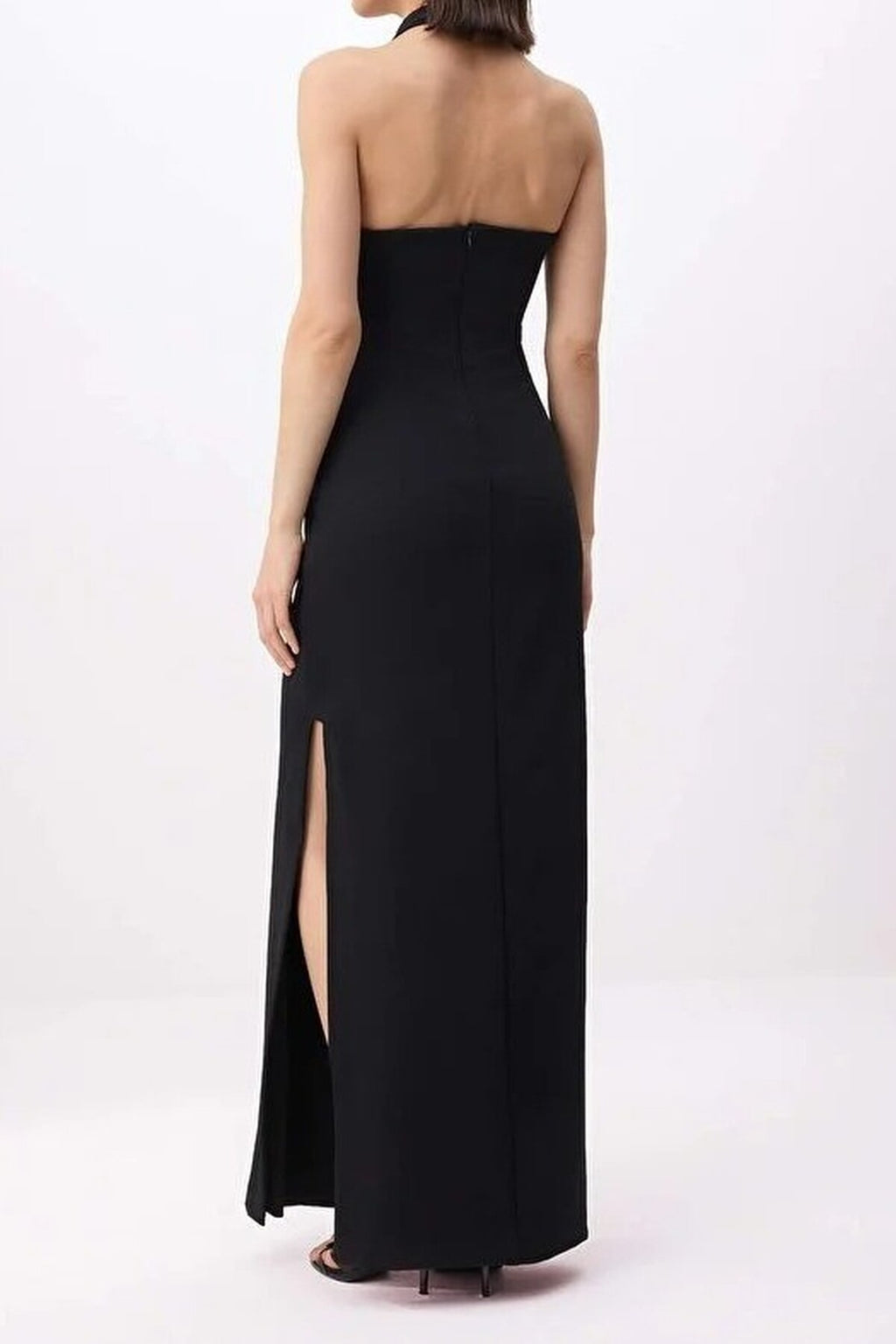 V-Neck Woven Maxi Dress