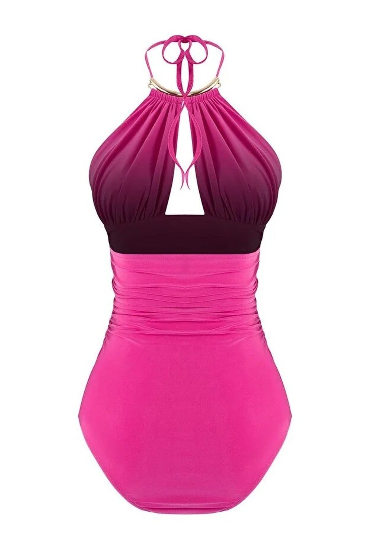 Accessory Detail Ruched Party Bodysuit