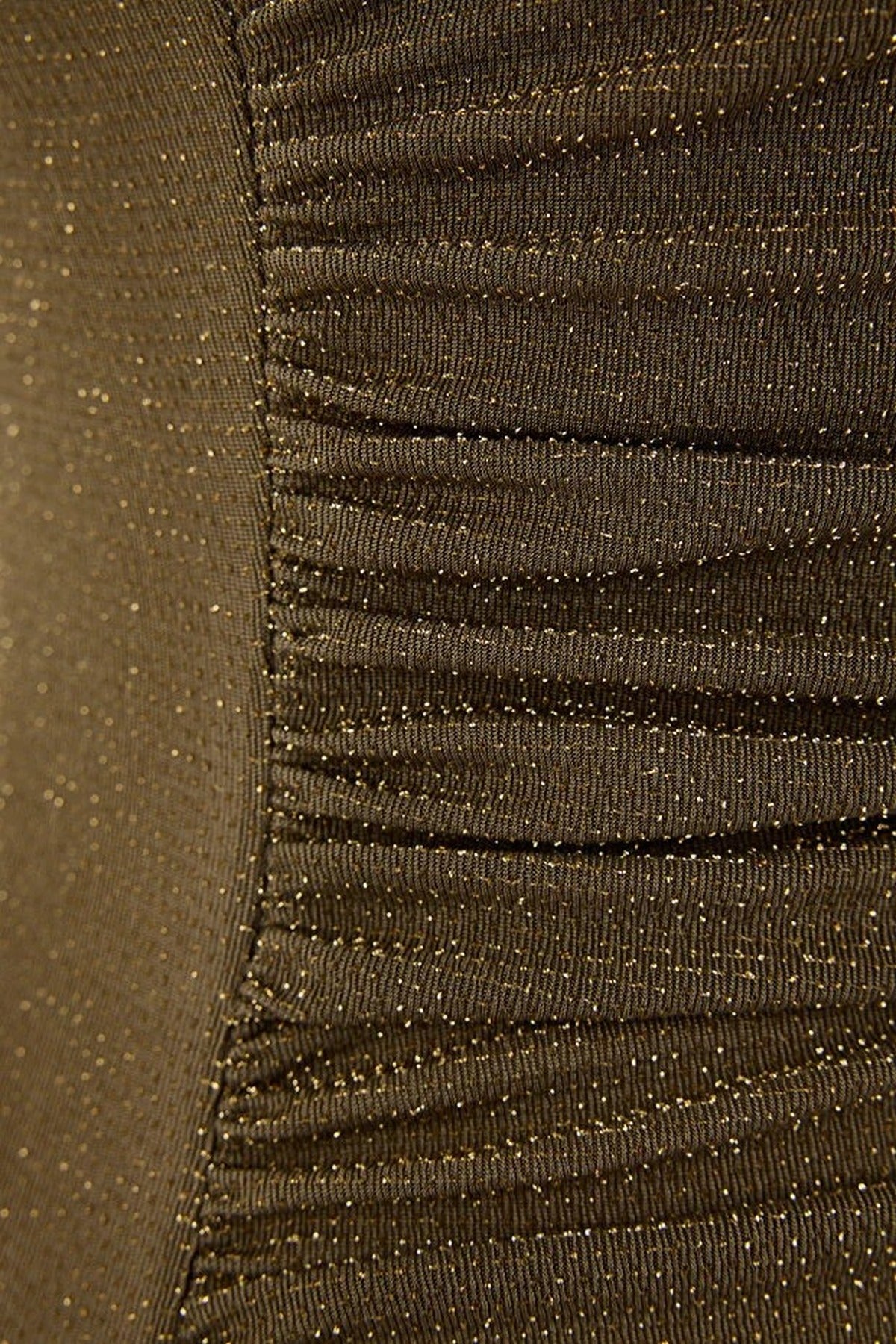 V-Neck Sleeveless Knitted Glittery Party Blouse