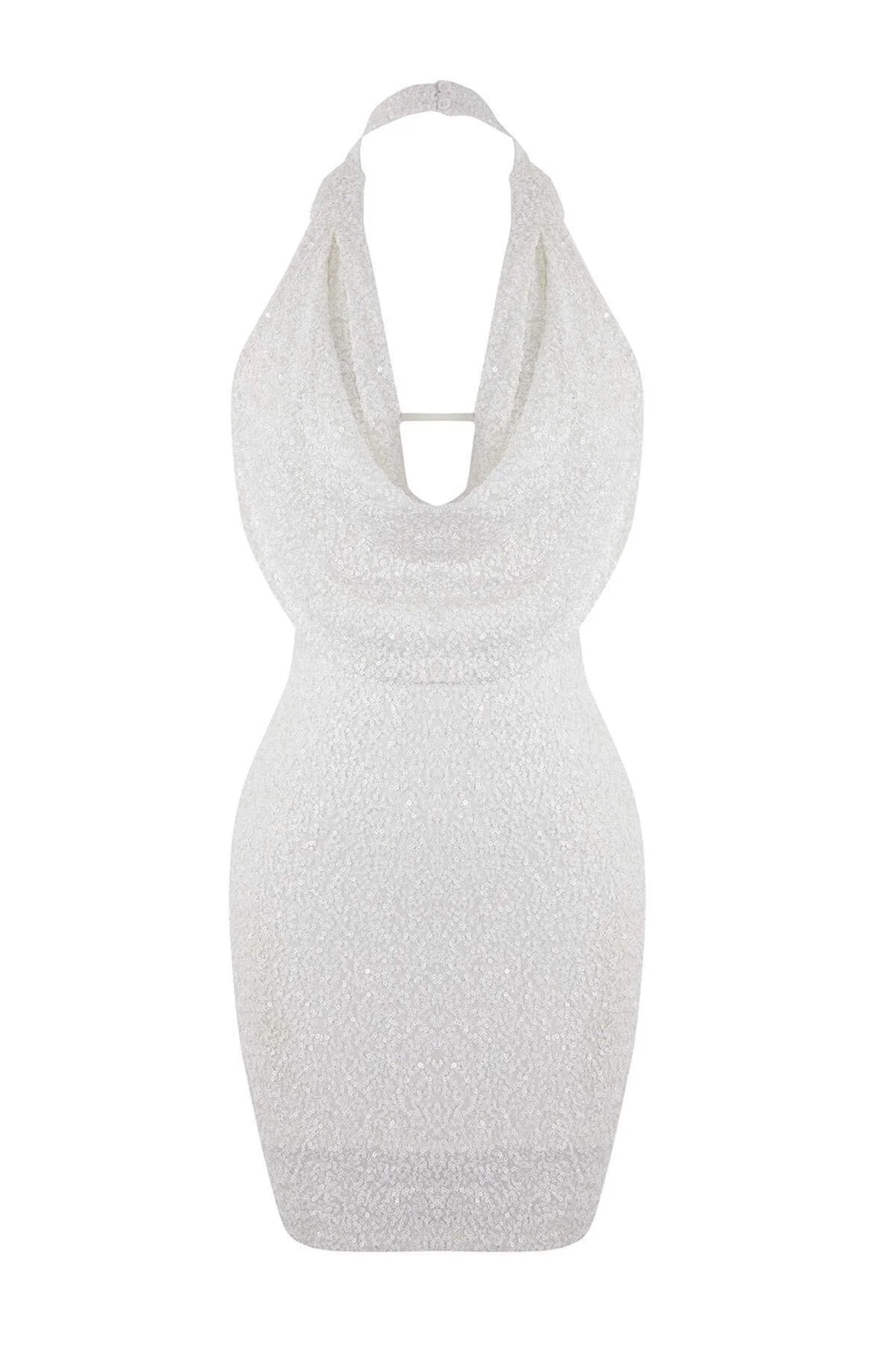 Degaje Neck Sleeveless Bodycon Mini Dress