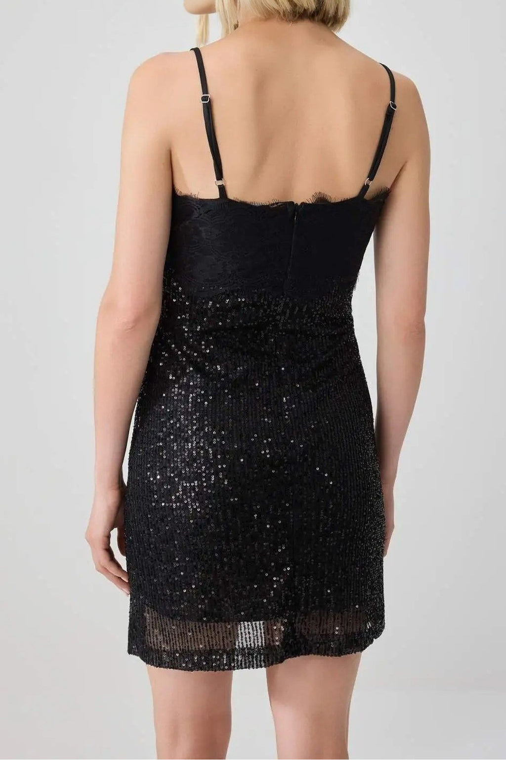 V Neck Sleeveless Bodycon Mini Dress