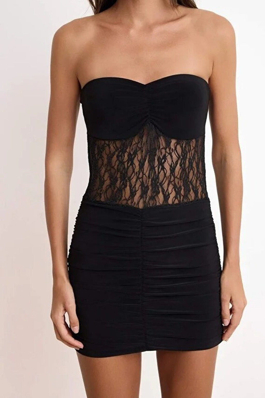 Plain Woven Lace Mini Lined