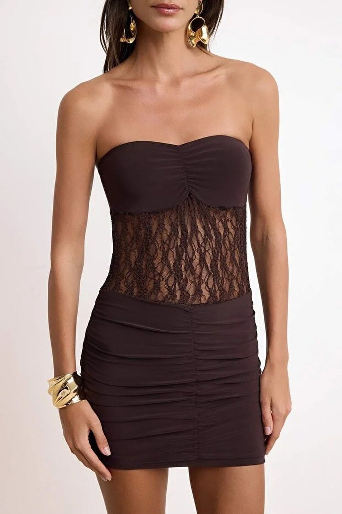 Plain Woven Lace Mini Lined