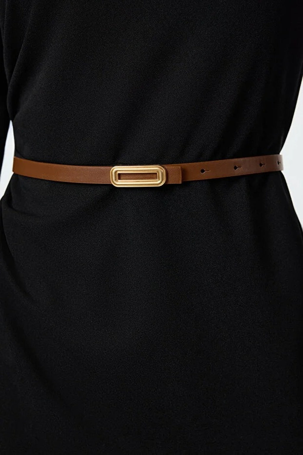 Double Pack Rectangular Buckle Women's Belt