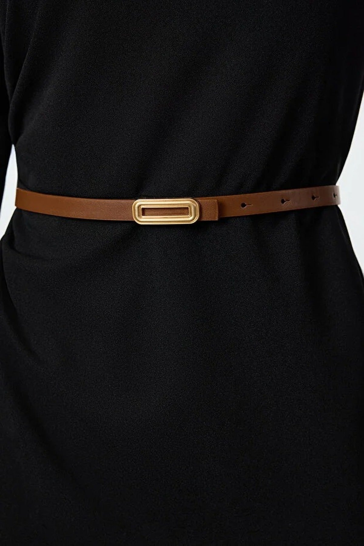 Double Pack Rectangular Buckle Women's Belt