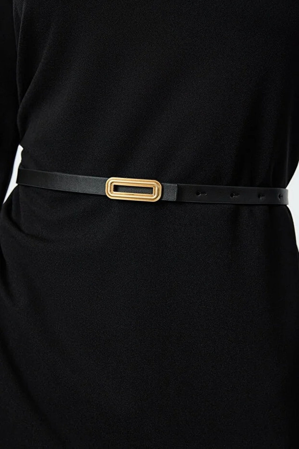 Double Pack Rectangular Buckle Women's Belt