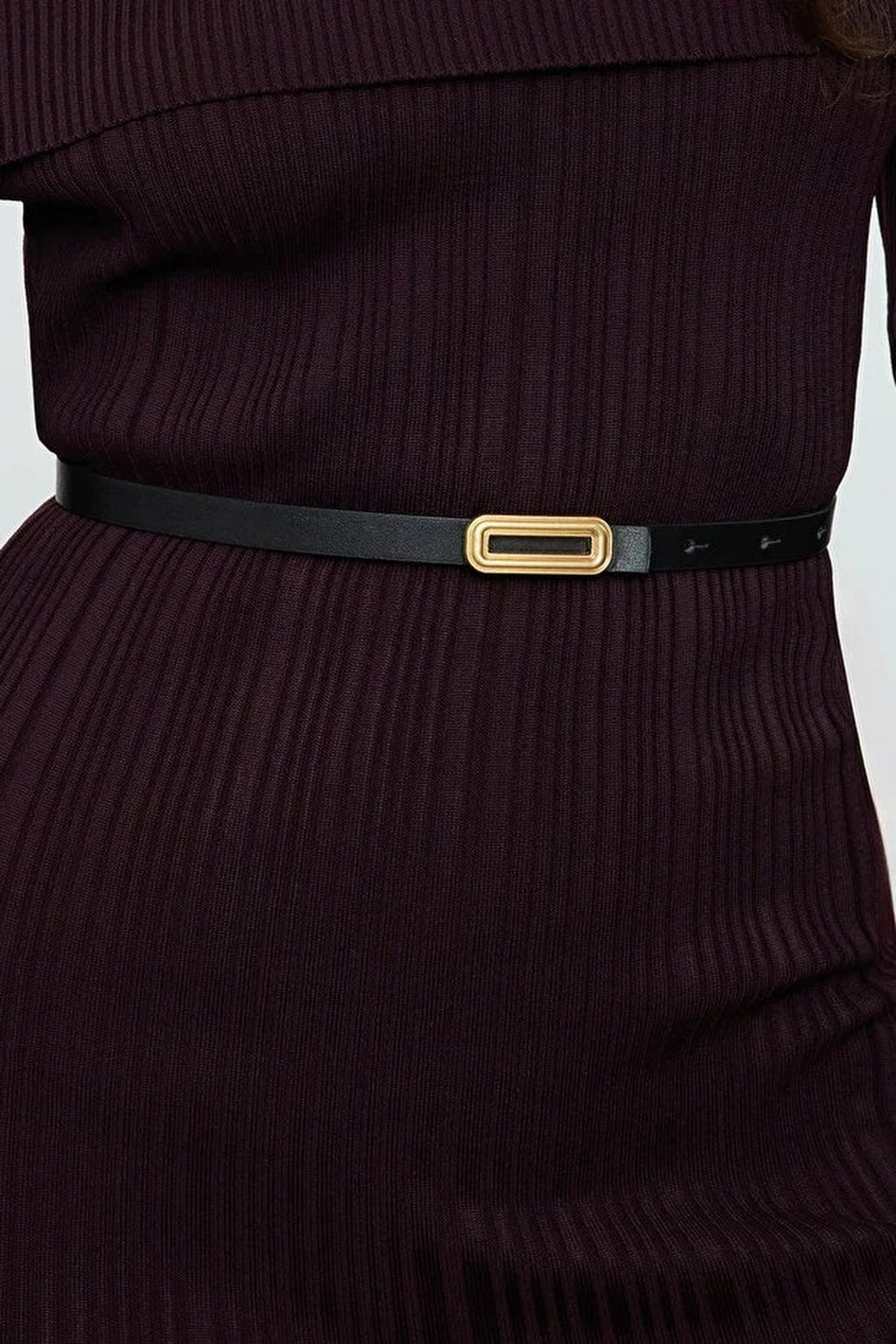 Double Pack Rectangular Buckle Women's Belt