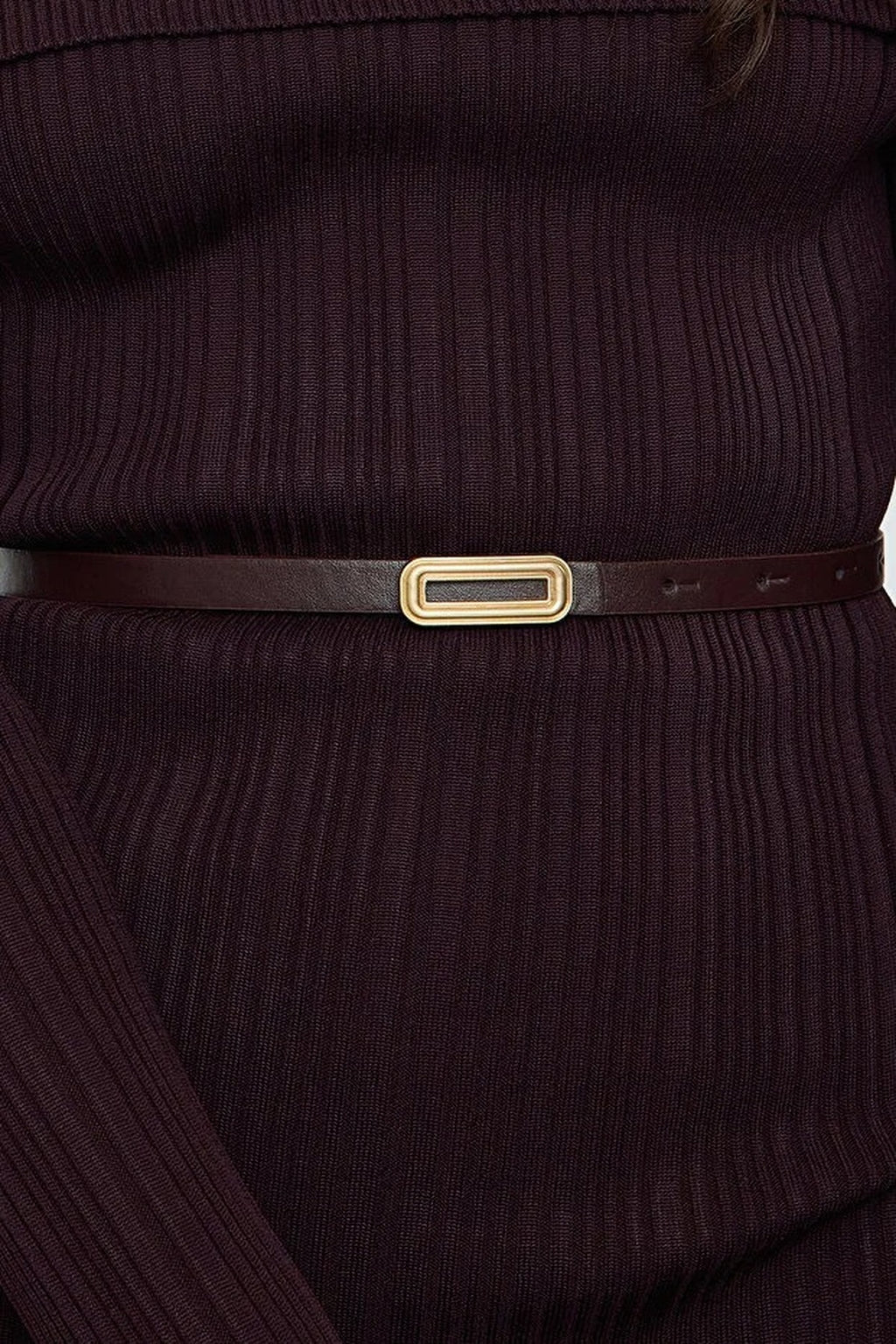 Double Pack Rectangular Buckle Women's Belt
