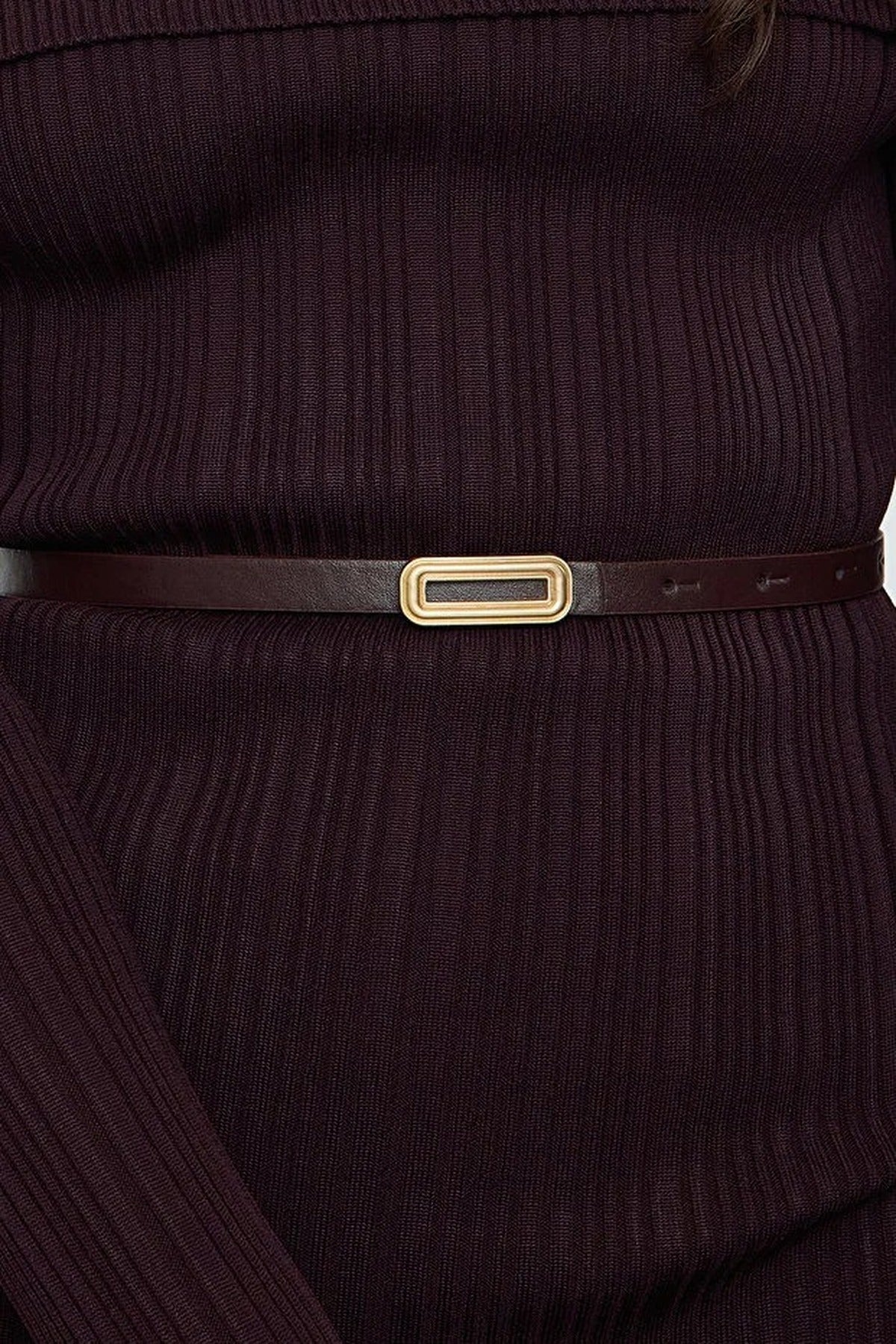Double Pack Rectangular Buckle Women's Belt