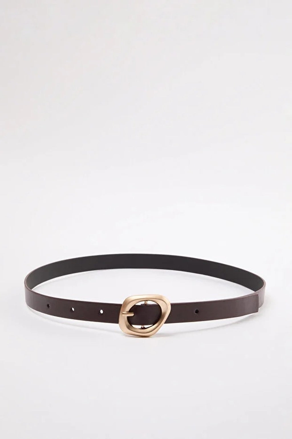 Double Pack Asymmetric Buckle Women's Belt