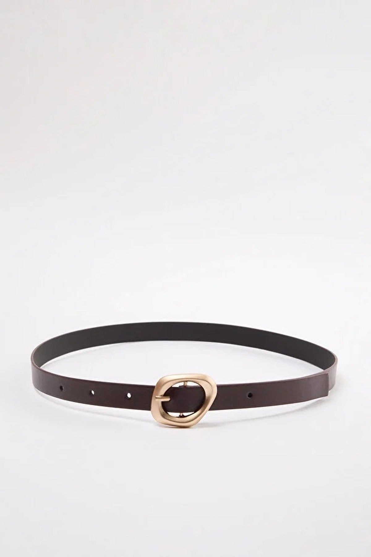 Double Pack Asymmetric Buckle Women's Belt