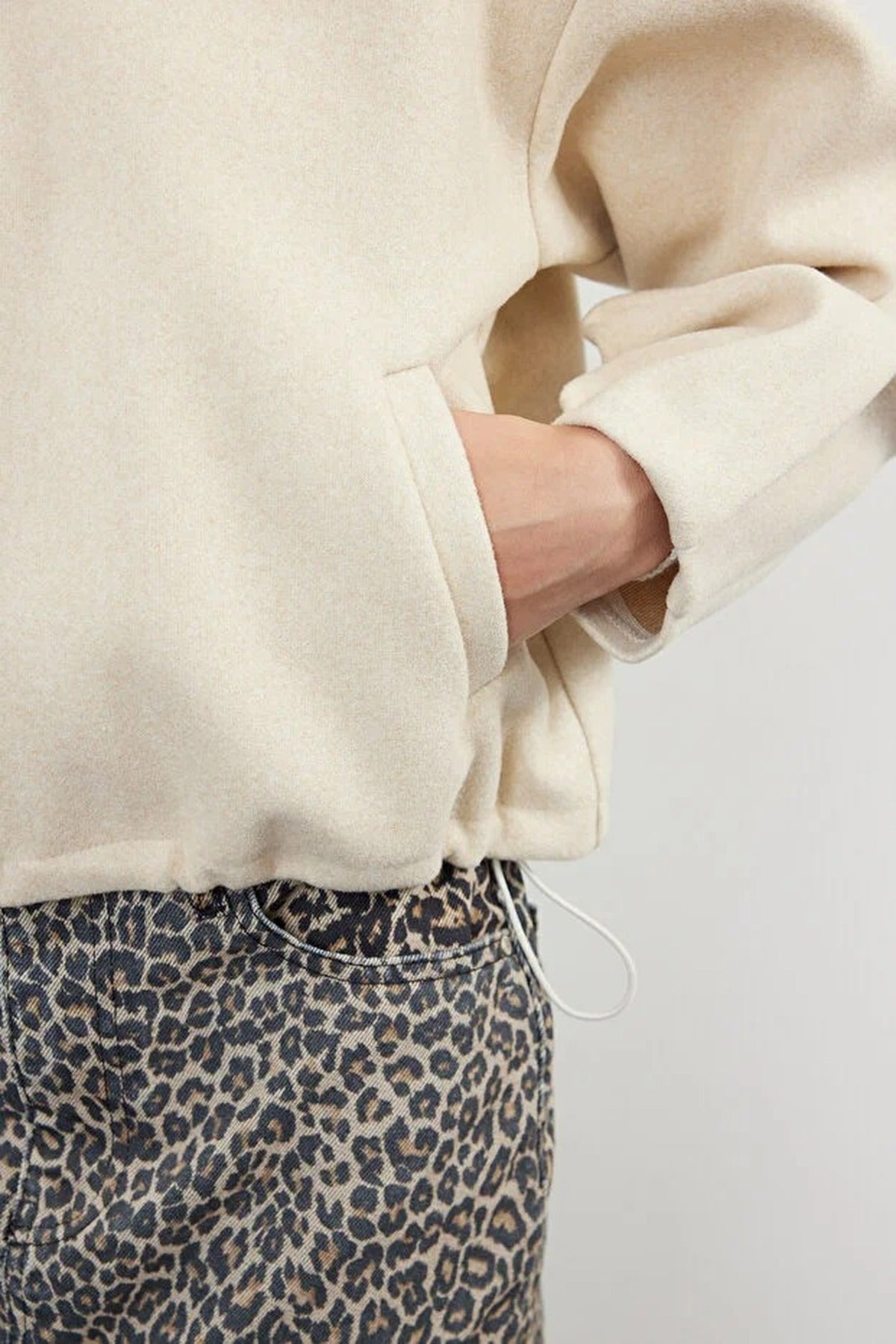 Cashmere Bomber Jacket Coat