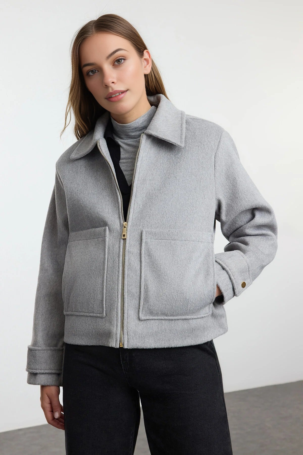 Cashmere Slim Jacket Coat