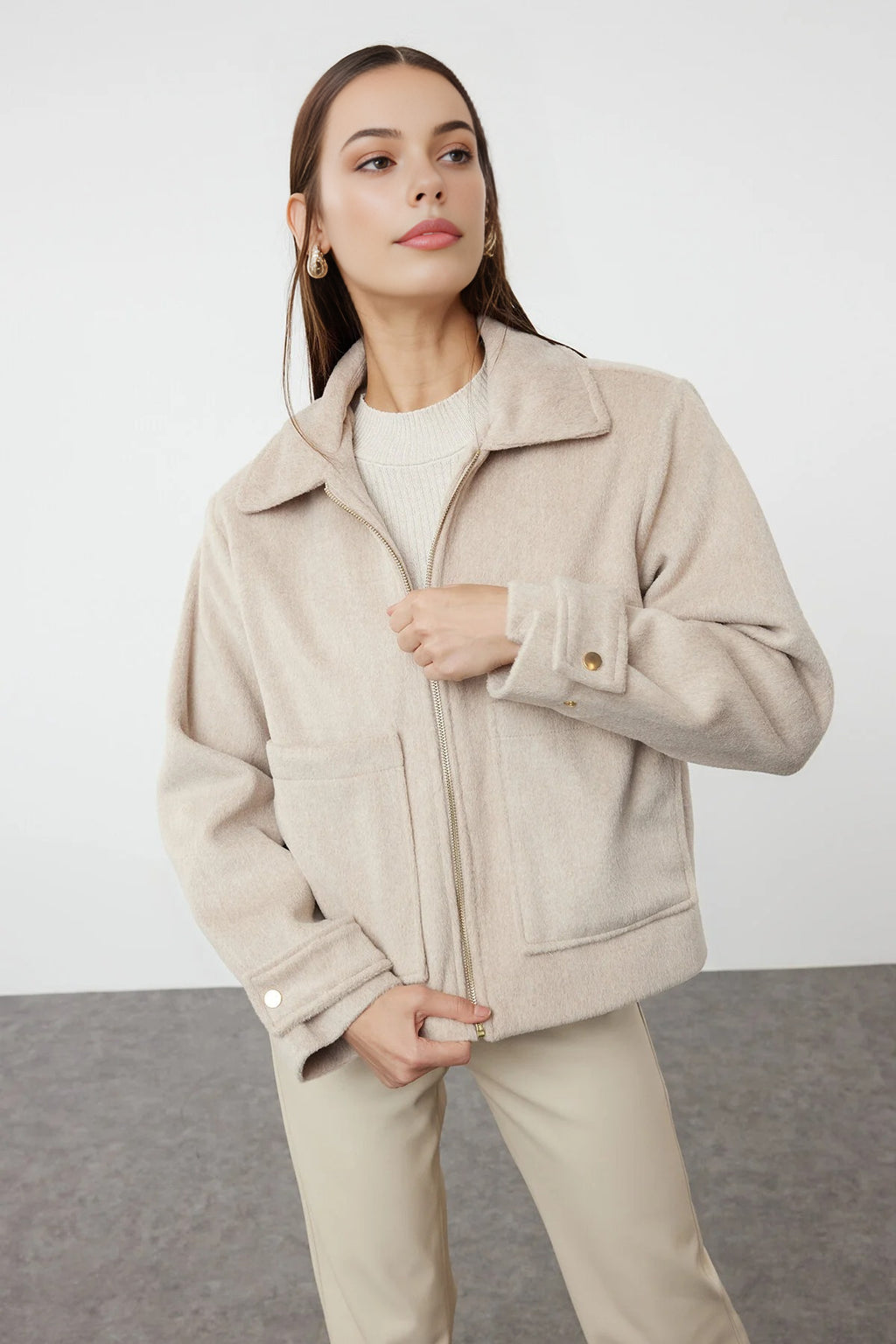 Cashmere Slim Jacket Coat