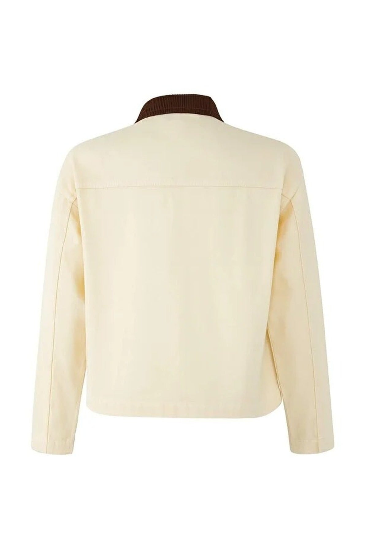 Denim Shirt Jacket with Collar Detail