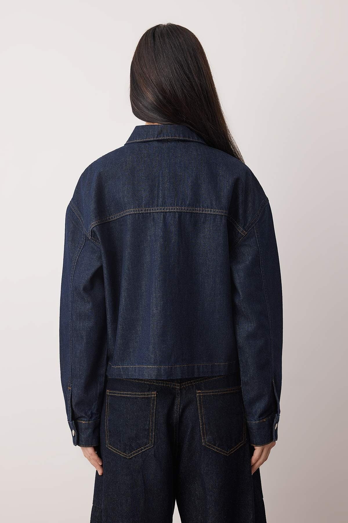 Regular Denim Jacket with Pocket Detail