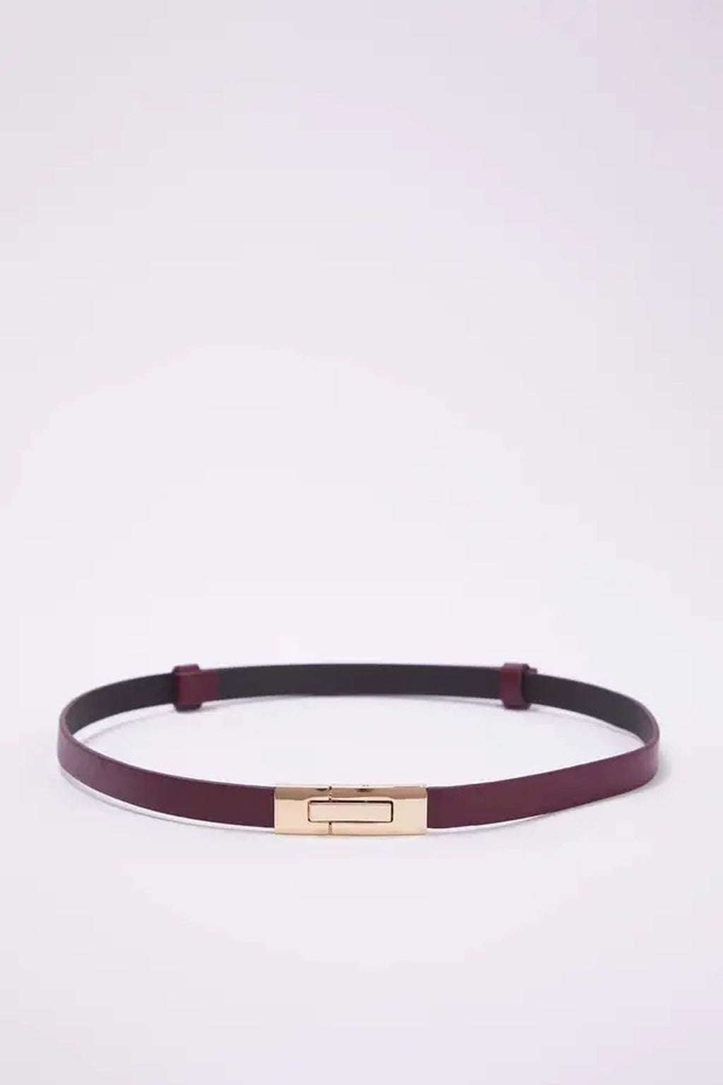 Double Pack Rectangular Buckle Women's Belt
