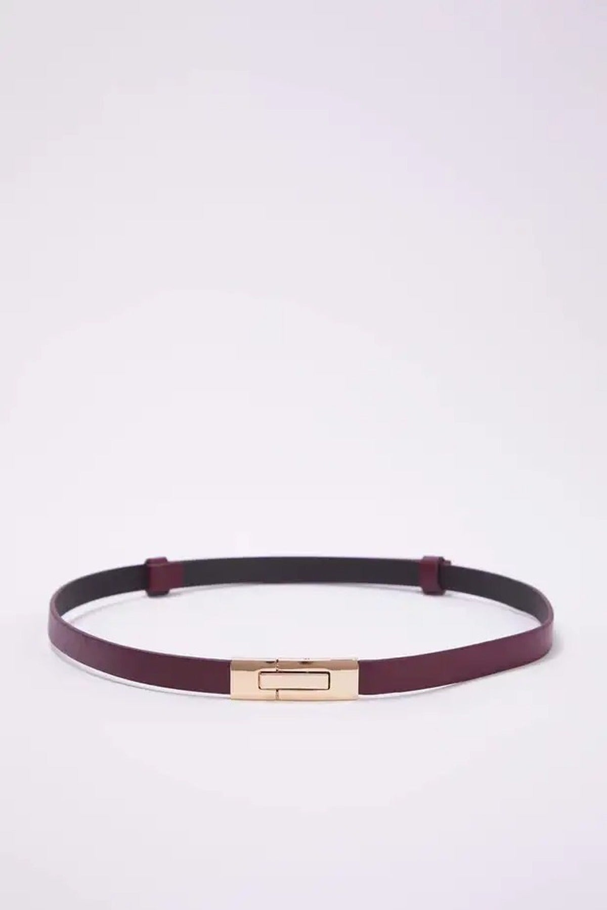 Double Pack Rectangular Buckle Women's Belt