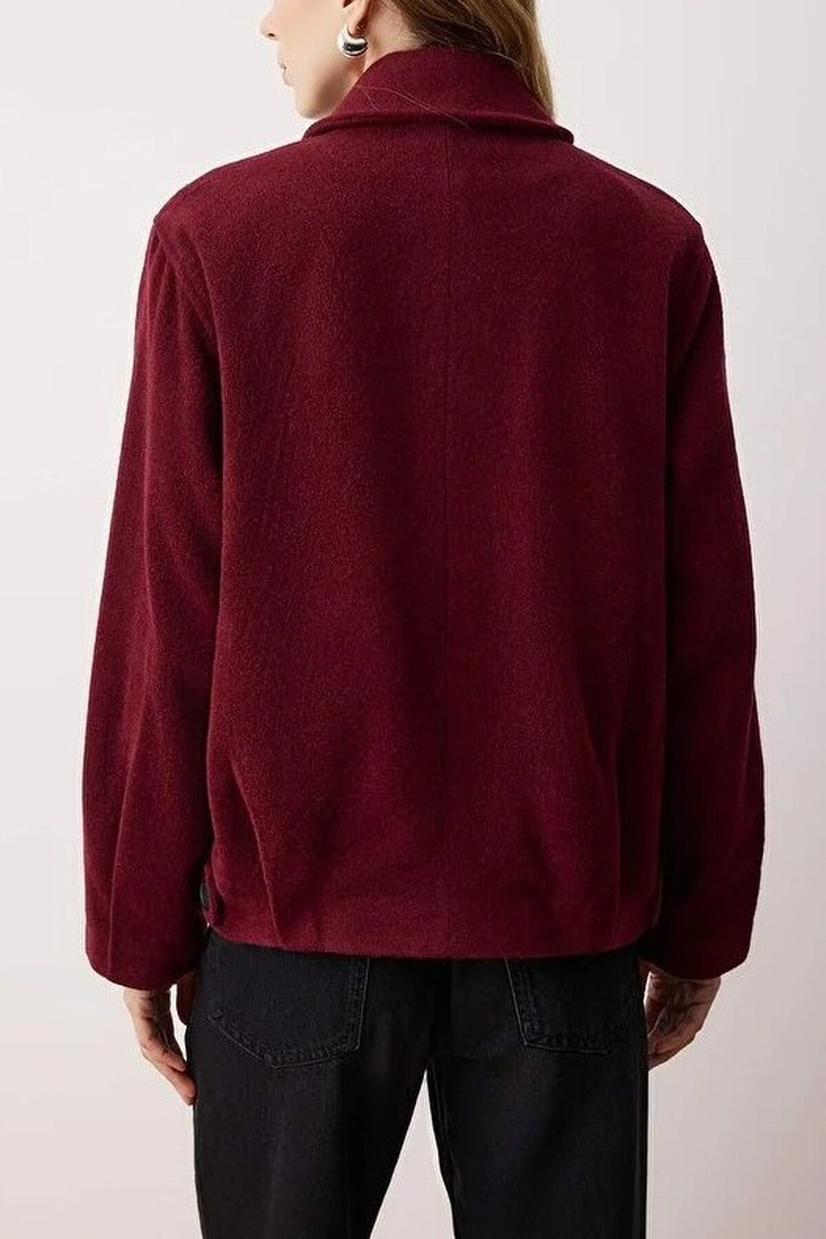 Regular Fit Cashmere Slim Jacket Coat