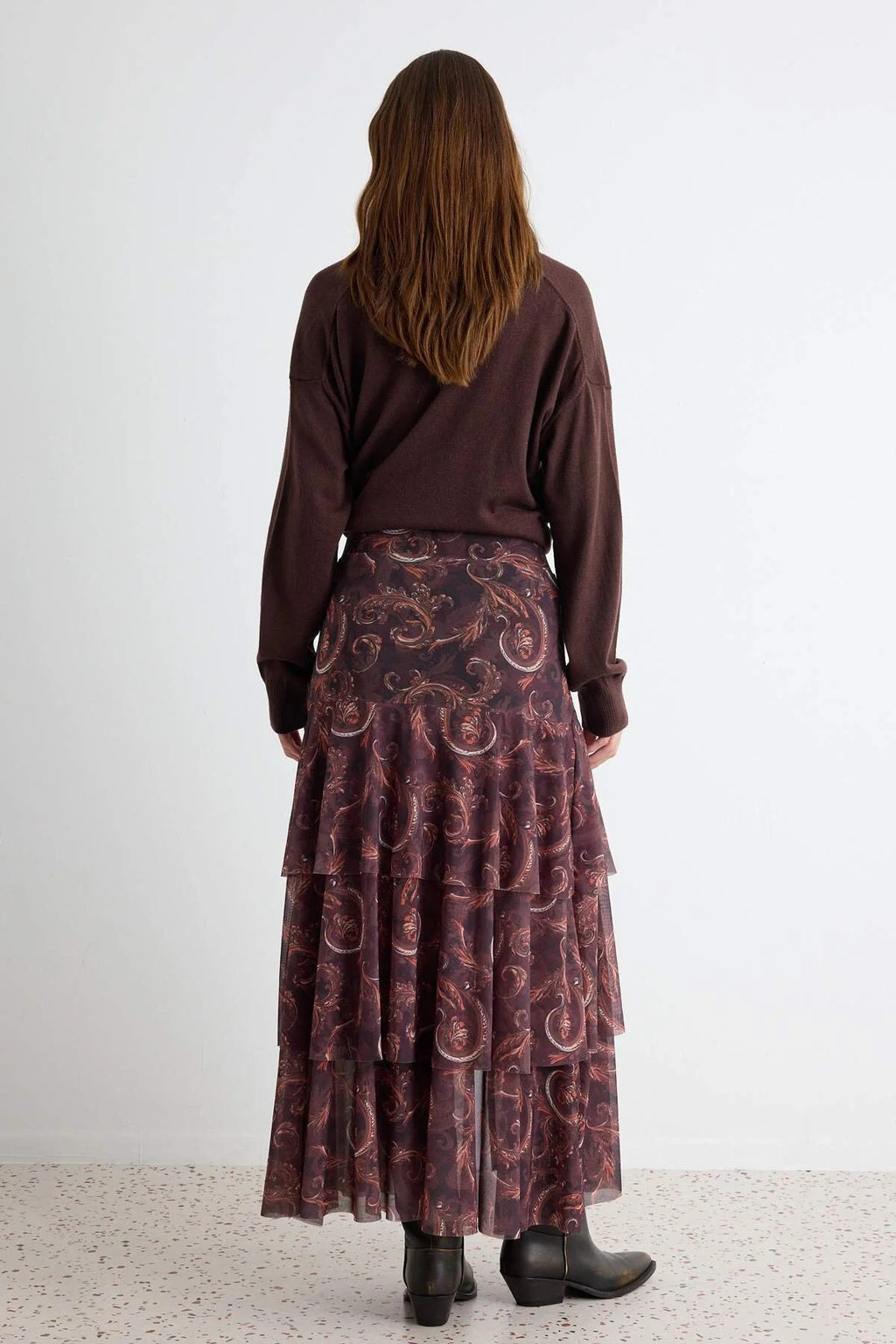 A-Line Maxi Tulle Skirt