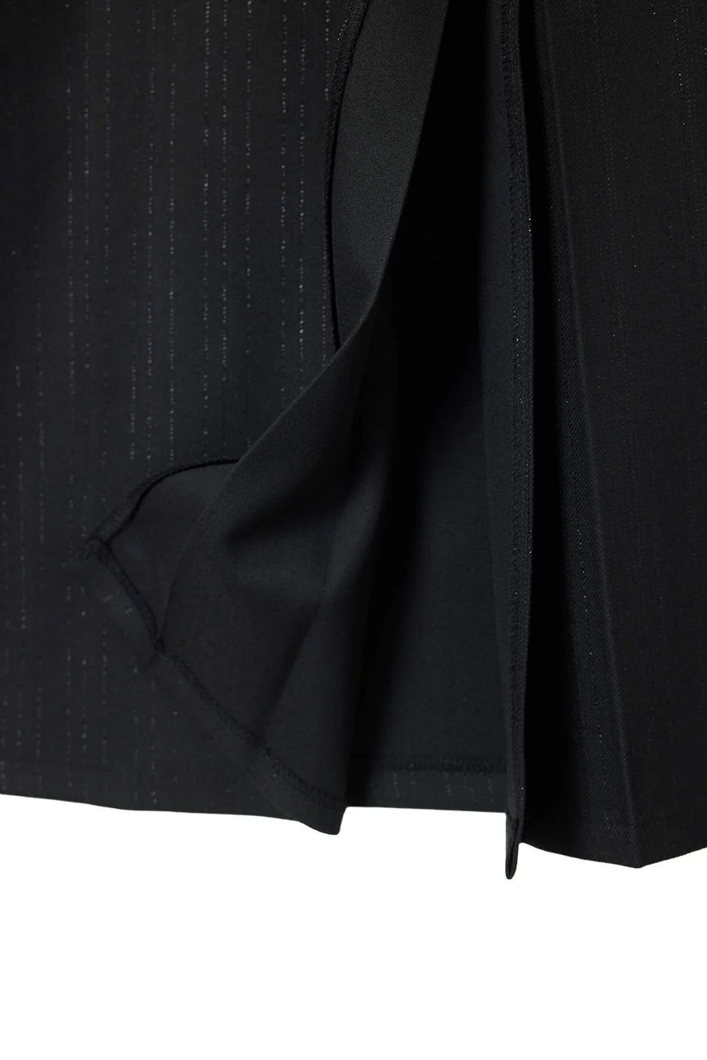 High Waist Midi Pencil Skirt with Front Slit