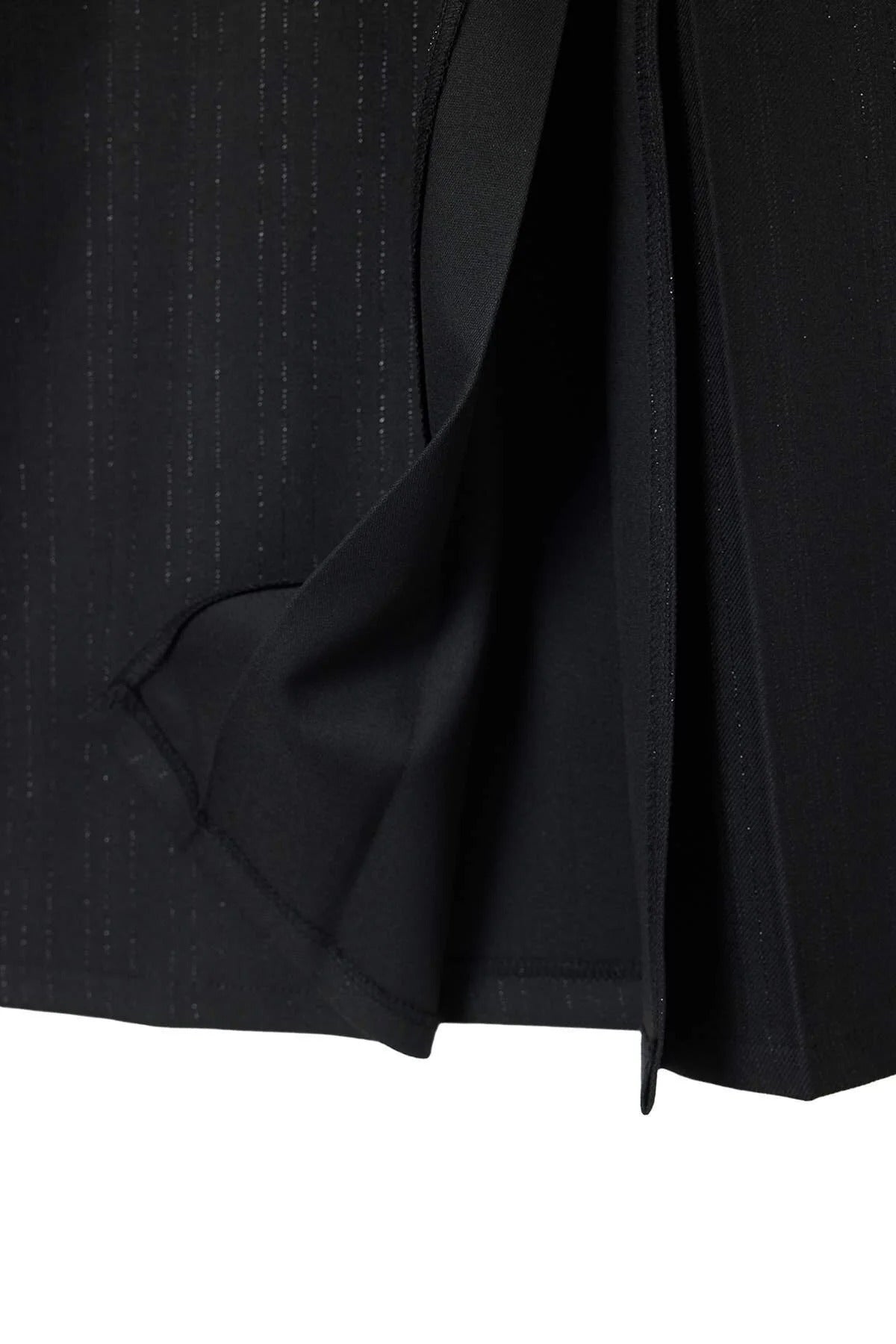 High Waist Midi Pencil Skirt with Front Slit