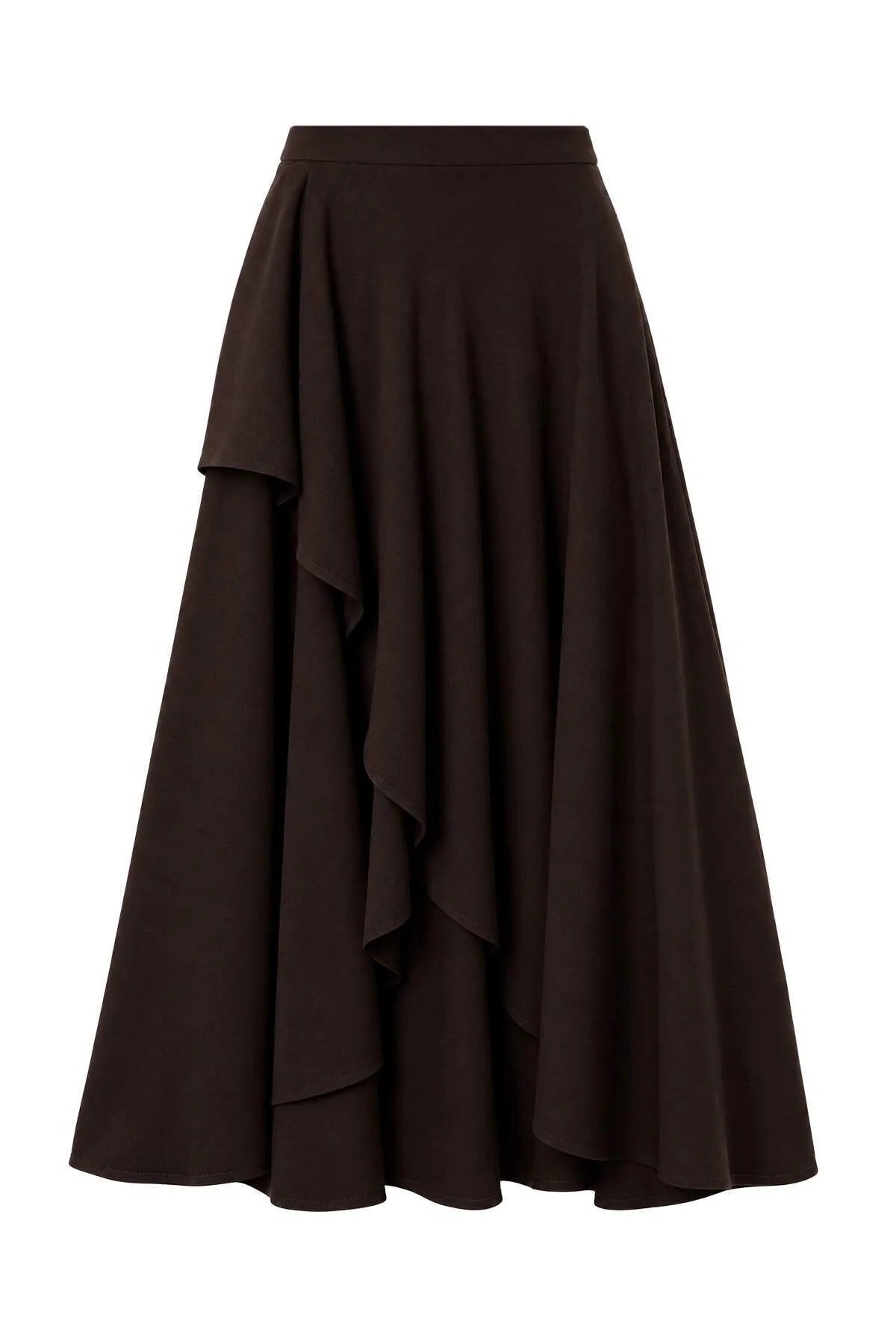 Frill Midi Skirt