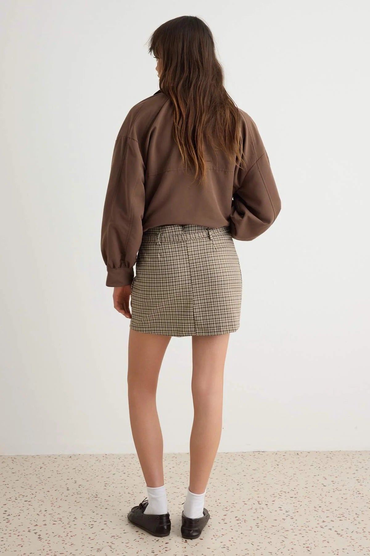 Belted Mini Skirt