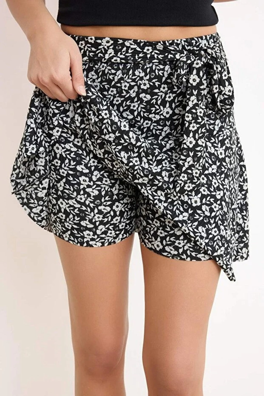 High Waist Mini Knitted Short Skirt